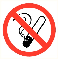 11500322A01 Bord Roken verboden - Ø150mm